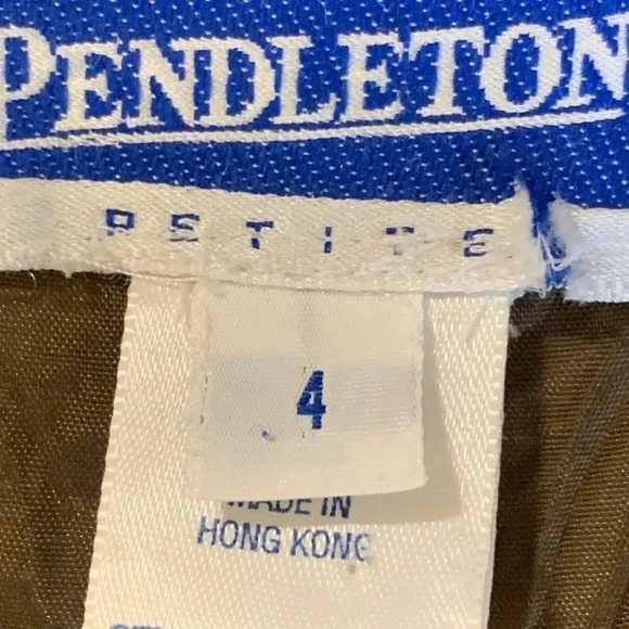 Pendleton Women's Vintage‎ Linen Full Zip Made in Hong Kong Vest Size 4 - Picture 7 of 11